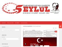 Tablet Screenshot of beseylulgazetesi.com